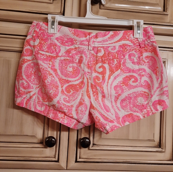 Lilly Pulitzer The Walsh Short -‎ Size 4 - Pink White - Picture 7 of 7